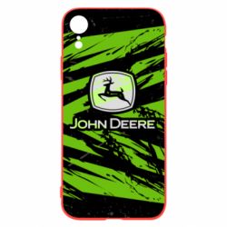 Чохол для iPhone XR John Deere and green background - PrintSalon