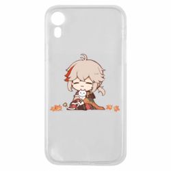 Чехол для iPhone XR Кадзуха с котом