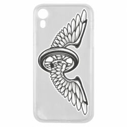 Чехол для iPhone XR Колесо и крылья - PrintSalon
