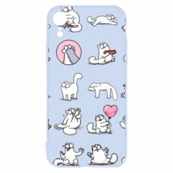 Чохол для iPhone XR Кот Саймона емоції - PrintSalon