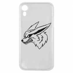 Чехол для iPhone XR Kurama line art - PrintSalon