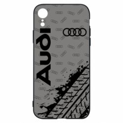 Чехол для iPhone XR Logo Audi - PrintSalon