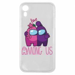 Чехол для iPhone XR Love is Among Us