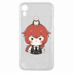 Чехол для iPhone XR Милый Дилюк