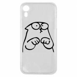 Чехол для iPhone XR Милый Кот Саймона - PrintSalon