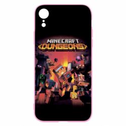 Чехол для iPhone XR Minecraft Dungeons new - PrintSalon