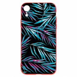 Чохол для iPhone XR Neon Palm Leaves - PrintSalon