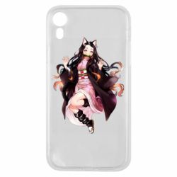 Чохол для iPhone XR Nezuko cat - PrintSalon