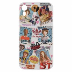 Чехол для iPhone XR Очень странные дела. Стикеры - PrintSalon