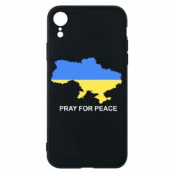 Чехол для iPhone XR Pray for peace - PrintSalon