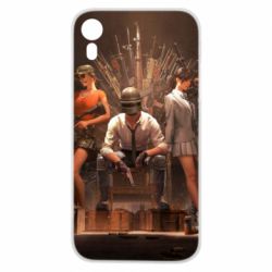 Чехол для iPhone XR Pubg on the throne - PrintSalon