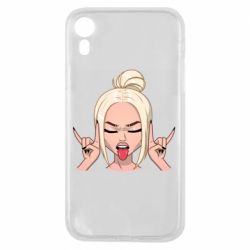 Чехол для iPhone XR Punk Girl - PrintSalon