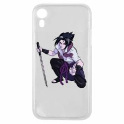 Чехол для iPhone XR Sasuke with katana - PrintSalon
