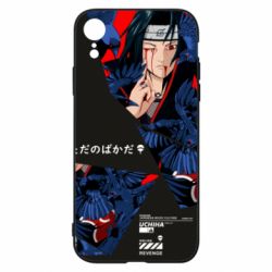 Чехол для iPhone XR shattered Itachi art