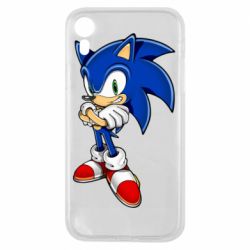 Чехол для iPhone XR Sonic with smile - PrintSalon