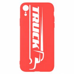 Чехол для iPhone XR Truck simple art - PrintSalon