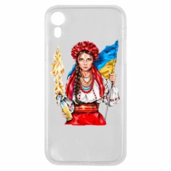Чохол для iPhone XR Українська дівчина у вінку