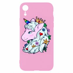 Чехол для iPhone XR Unicorn Princess - PrintSalon
