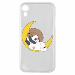 Чехол для iPhone XR We bare bears sleep - PrintSalon