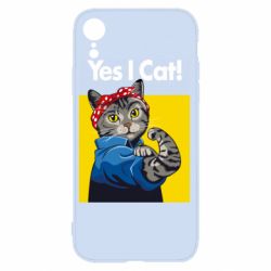 Чехол для iPhone XR Yes I Cat - PrintSalon