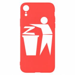 Чехол для iPhone XR Z is a trash - PrintSalon