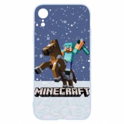 Чохол для iPhone XR Зимовий Майнкрафт - PrintSalon