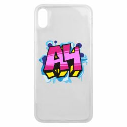 Чехол для iPhone Xs Max А4 Граффити - PrintSalon