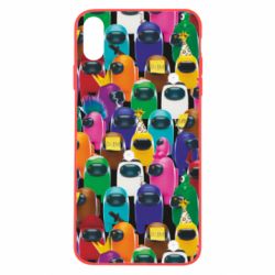 Чохол для iPhone Xs Max Among Us Astronauts 3D - PrintSalon