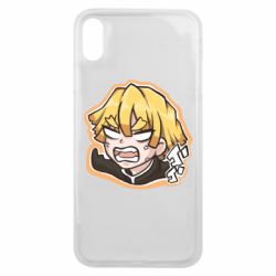 Чехол для iPhone Xs Max Angry Zenitsu Agatsuma - PrintSalon