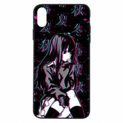 Чохол для iPhone Xs Max Anime Girl Glitch - PrintSalon