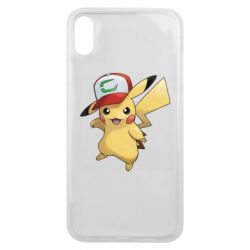 Чехол для iPhone Xs Max Ash's hat Pikachu - PrintSalon