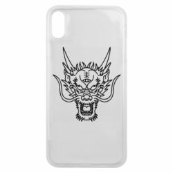 Чехол для iPhone Xs Max Asian dragon