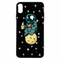Чохол для iPhone Xs Max Astronaut and coffee - PrintSalon