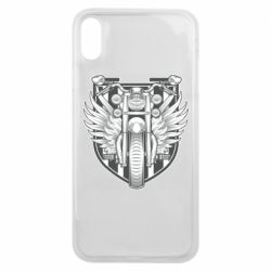 Чехол для iPhone Xs Max Bike Shield Art - PrintSalon