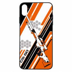 Чохол для iPhone Xs Max CS: GO AWP Asiimov Skin - PrintSalon