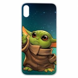 Чохол для iPhone Xs Max Cute Baby Yoda - PrintSalon