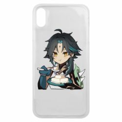 Чехол для iPhone Xs Max Cяо кушает - PrintSalon