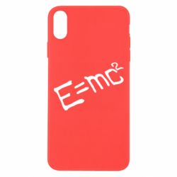Чехол для iPhone Xs Max E=mc2 - PrintSalon