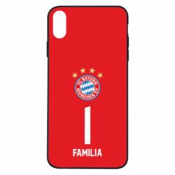Чехол для iPhone Xs Max FC Bayern. Твоя фамилия, номер (англ.) - PrintSalon