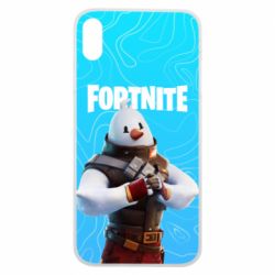 Чехол для iPhone Xs Max Fortnite Snowman - PrintSalon