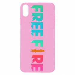 Чехол для iPhone Xs Max Free fire gradient logo - PrintSalon