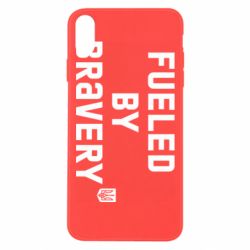Чехол для iPhone Xs Max Fueled by bravery - PrintSalon
