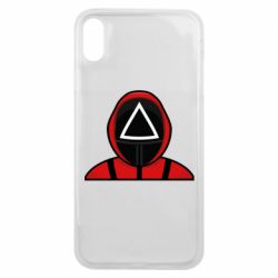 Чехол для iPhone Xs Max Игра в кальмара Soldier - PrintSalon