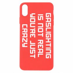 Чехол для iPhone Xs Max Gaslighting is not real - PrintSalon