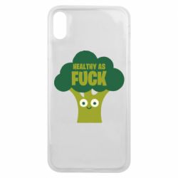 Чехол для iPhone Xs Max Healthy as fuck - PrintSalon