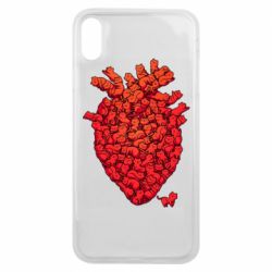 Чехол для iPhone Xs Max Heart of many cats - PrintSalon