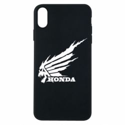Чехол для iPhone Xs Max Honda skull - PrintSalon
