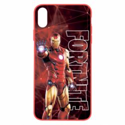 Чехол для iPhone Xs Max Iron Man Fortnite - PrintSalon
