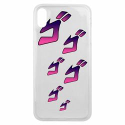 Чехол для iPhone Xs Max jojo hieroglyphs - PrintSalon