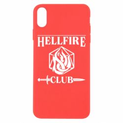 Чехол для iPhone Xs Max Клуб Адского Огня - PrintSalon